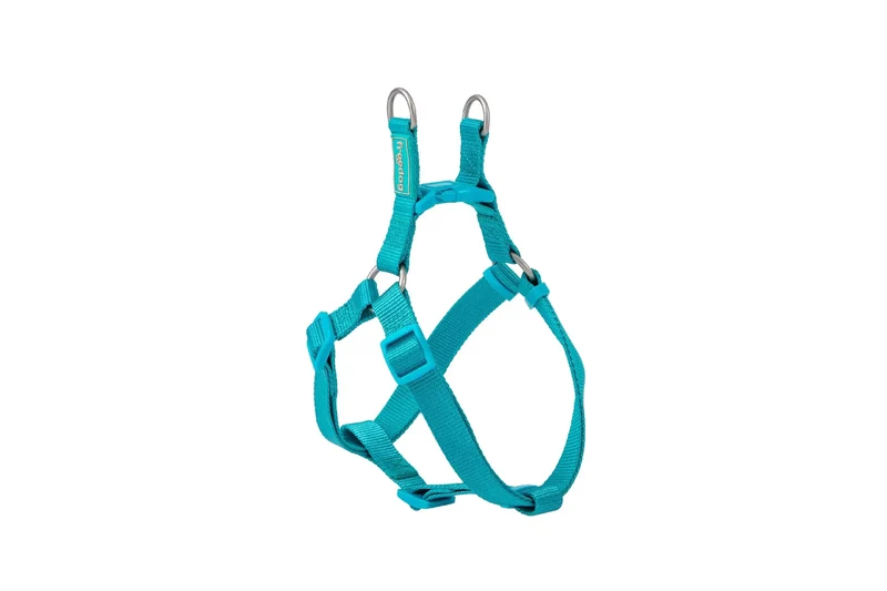 Freedog Arnés Nylon Basic Tipo A Turquesa, 15 mm 30/50 cm
