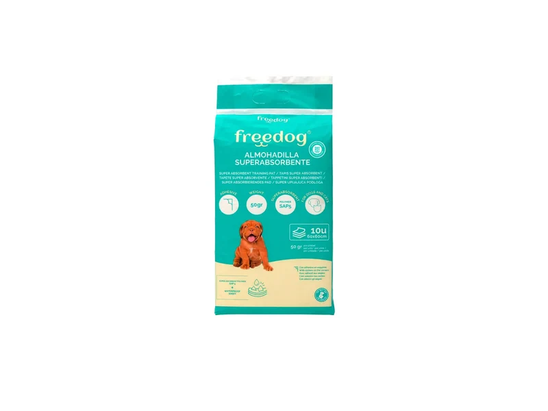 Freedog Empapador Absorbente Lavanda, 60x60 cm 10 ud