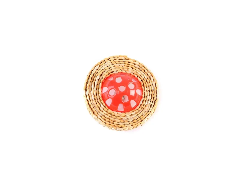 Freedog Bola Vermelha com Fita, 7x7 cm