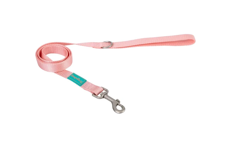 Freedog Trela de Nylon Basic Rosa, 10 mm, 120 cm