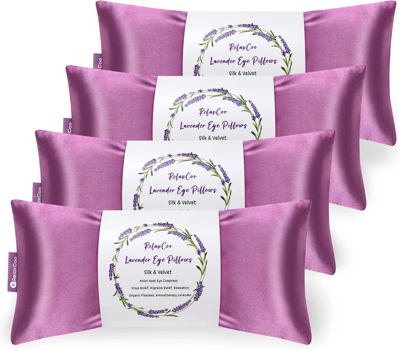 Lavender Eye Pillow for Relaxation Yoga Sleeping