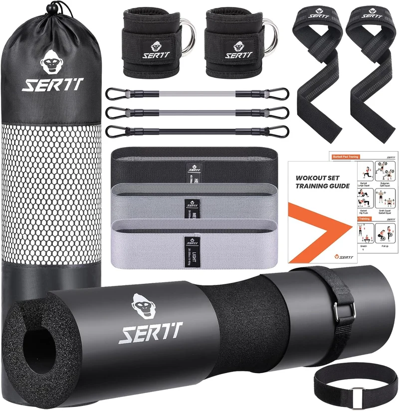 12Pcs Foam Barbell Pad Set for Squats,
