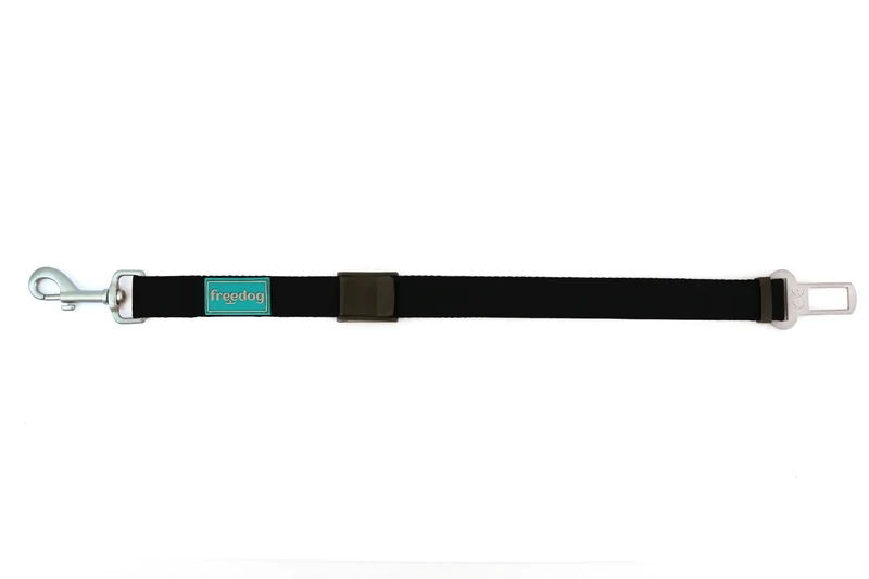 Freedog Cinto de Segurança para Automóvel Preto, 25 mm, 36/56 cm