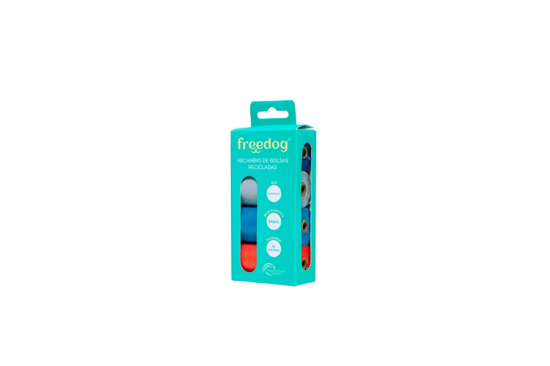 Freedog - Conjunto de sacos ecológicos coloridos, 15 unidades