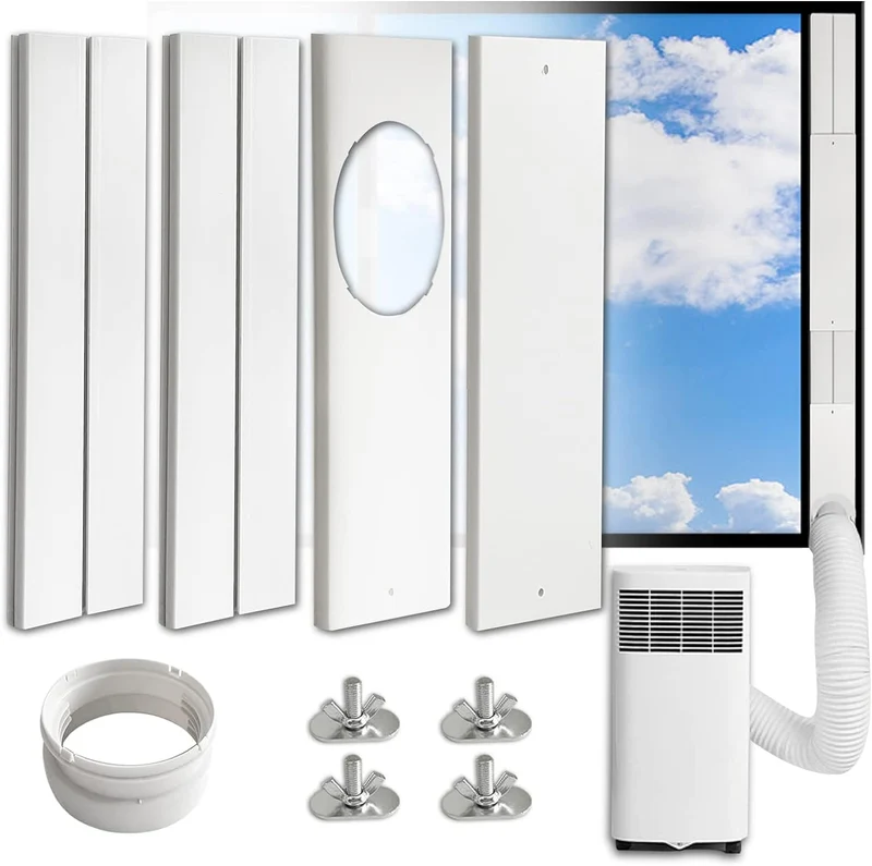 Portable AC Window Vent Kit,Sliding Door Vent Kit,Portable Air Conditioner Windo