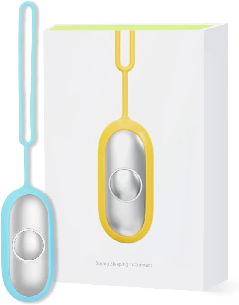 Handheld Sleep Aid Device - Relaxation Tool for Improved Sleep, Mood & Focus, Adjustable Massage Intensity