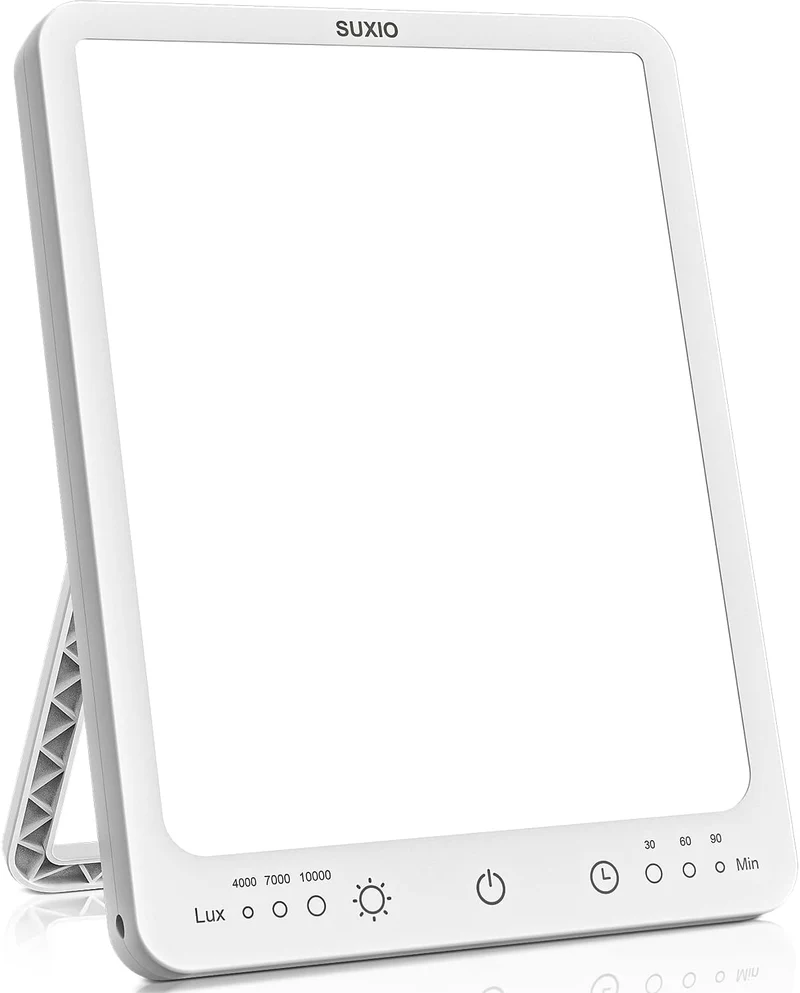 Light Therapy Lamp - 10000 Lux Therapy Light, 3 Timing & Mode Happy Lamp, Touch