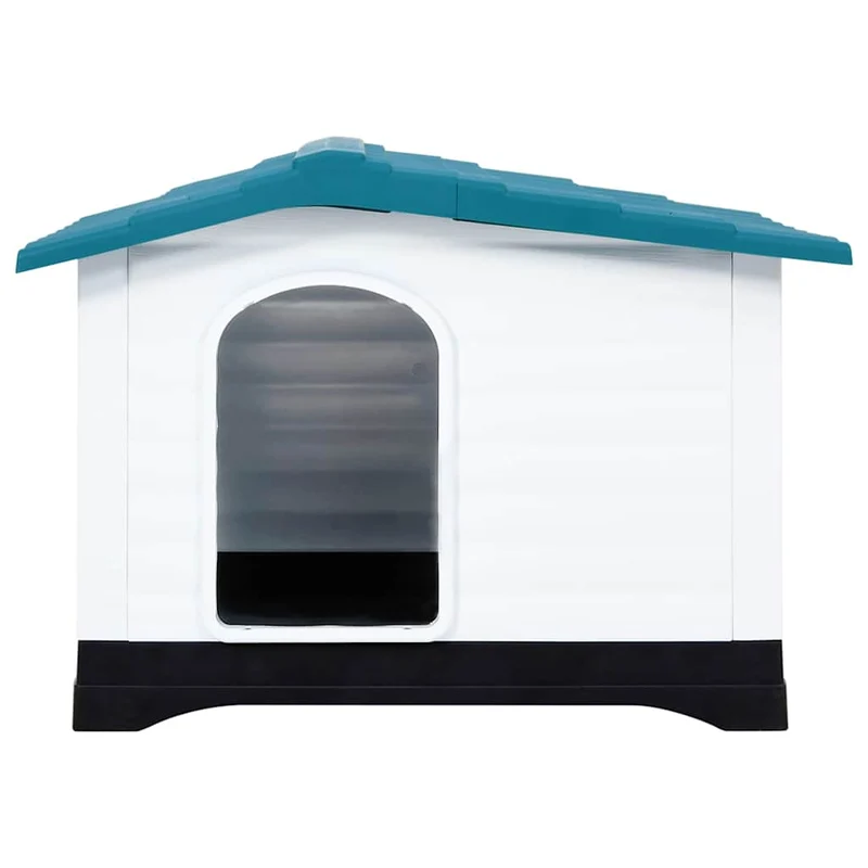 Caseta Para Perros Polipropileno Azul 90,5x68x66 Cm