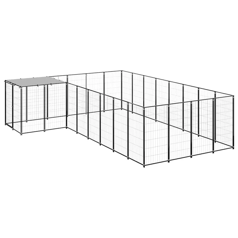 Perrera Negra 10,89 M² Acero