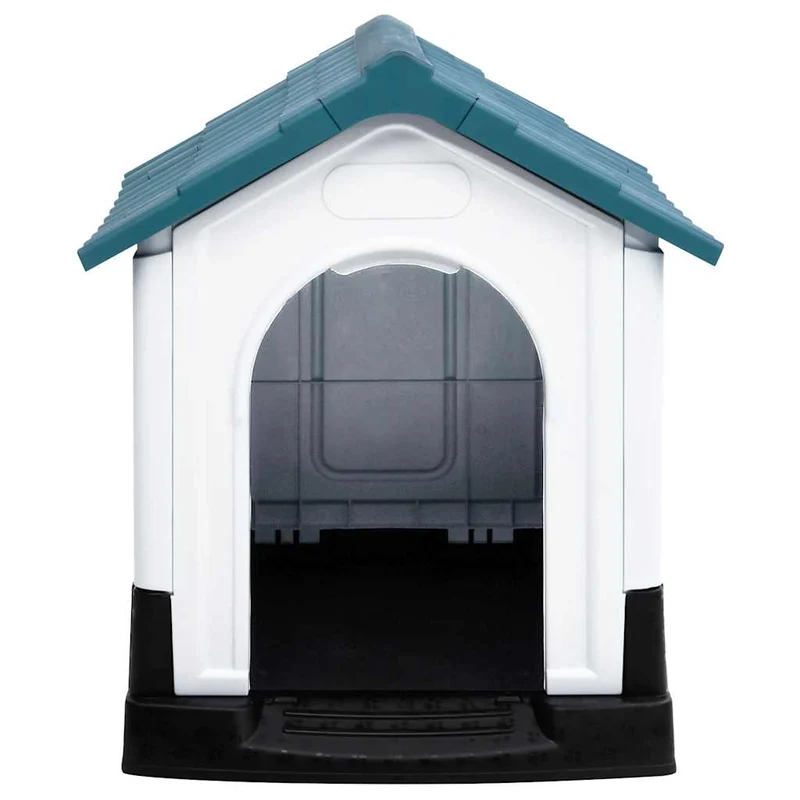 Caseta Para Perros Polipropileno Azul 57x68x66 Cm