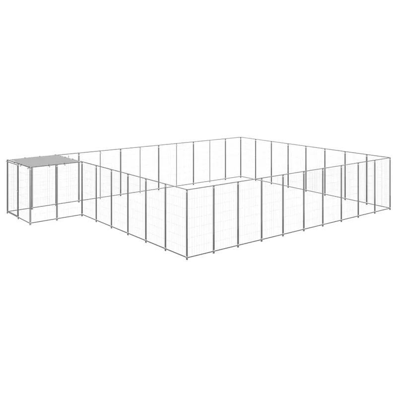 Perrera Plateada 25,41 M² Acero