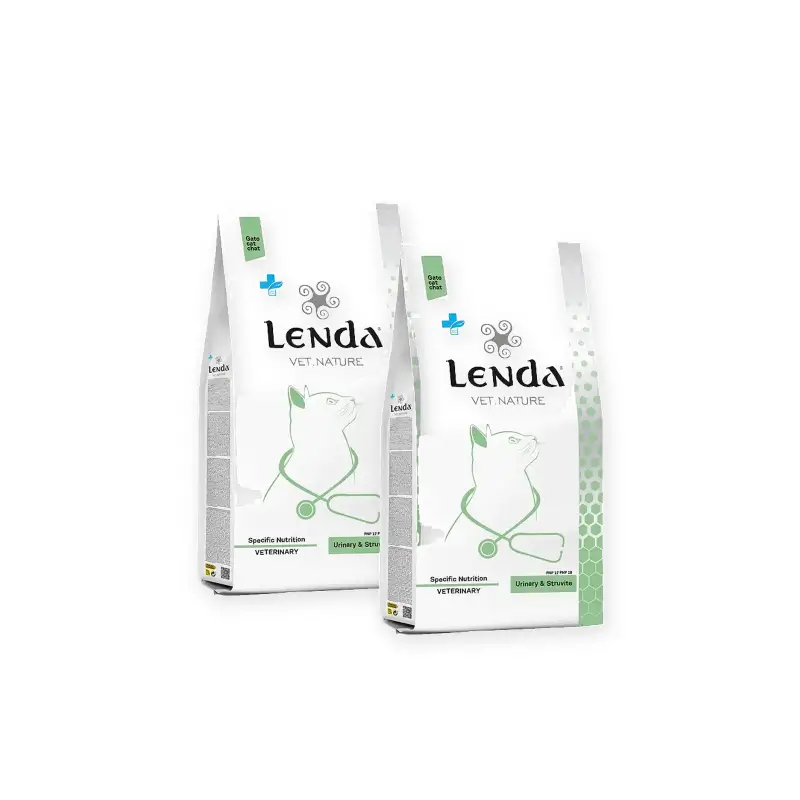 Lenda Vetnature Cat Urinary-Struvite, Embalagem de 2x2 kg