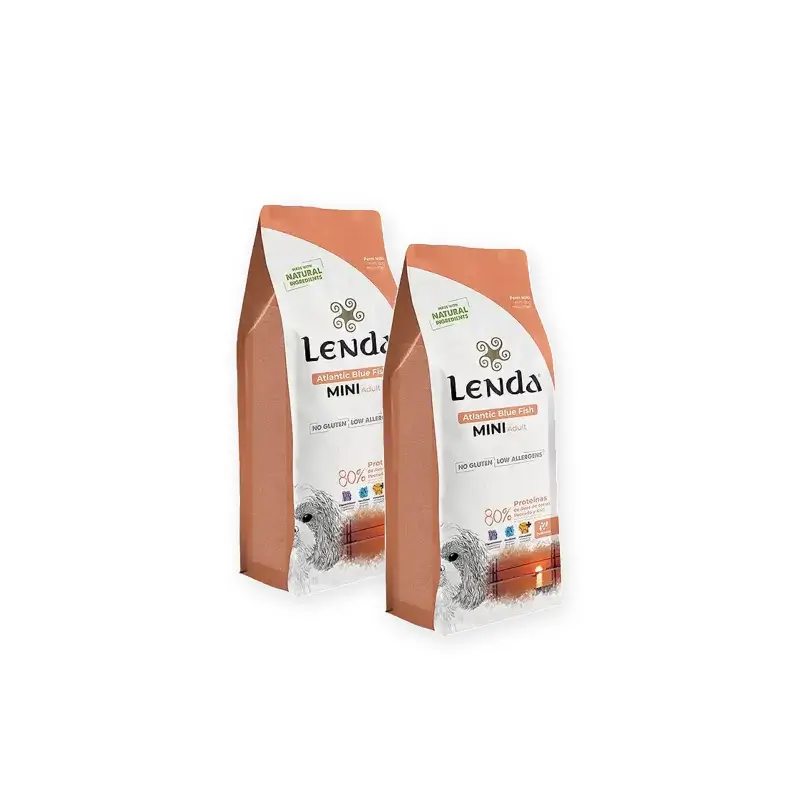 Lenda Perro Mini Atlantic Peixe Azul, Embalagem de 2x2 kg