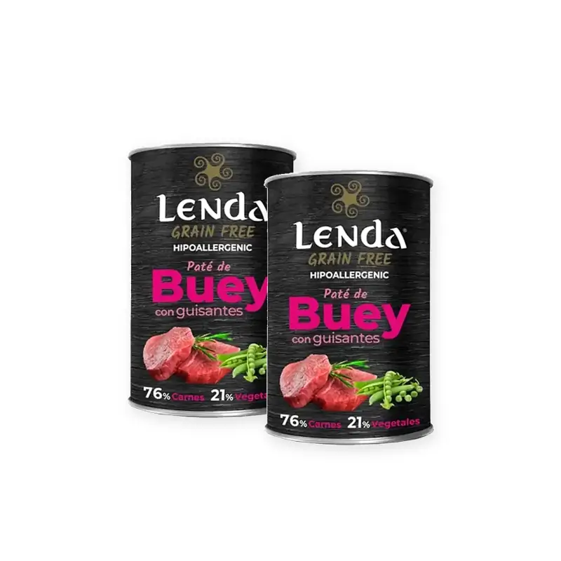Lenda Wet Perro Buey, Pack 2 x 12x400 gr