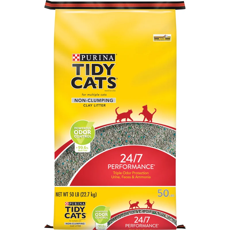 Purina Tidy Cats Non Clumping Cat Litter, 24/7 Performance Multi Cat Litter