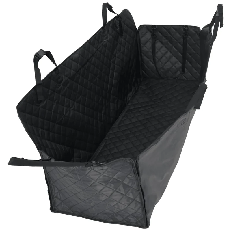 Funda Para Asiento De Coche Para Perros Negro 137x46x50 Cm