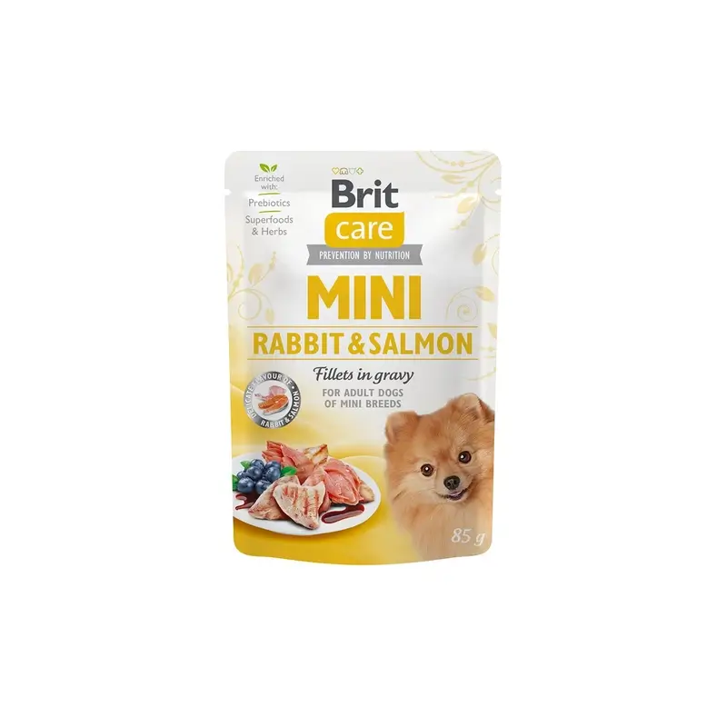 Brit Care Dog Mini Cone Salmón Pouch 24x85 gramos