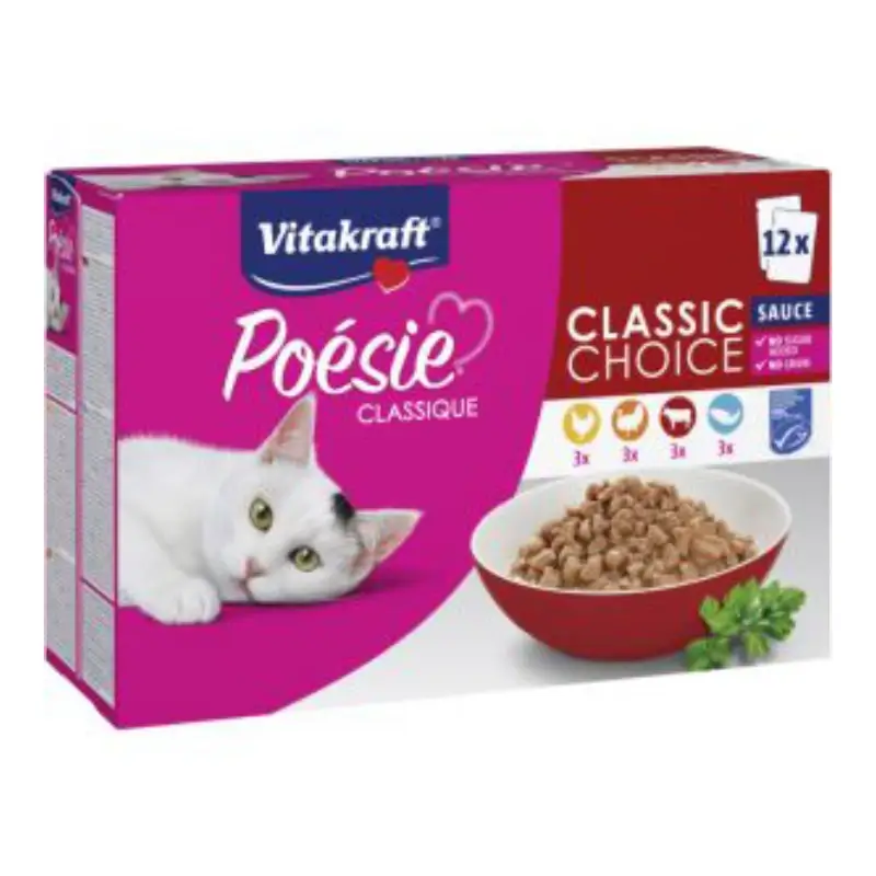 Vitakraft Poesie Classique Salsa 12x85 gramos