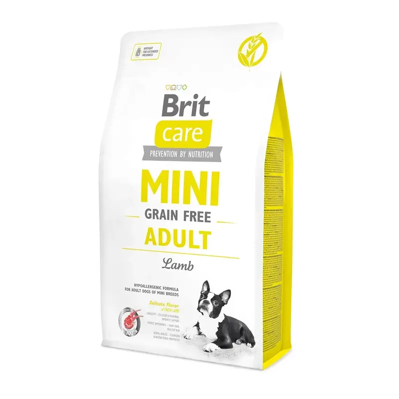 Brit Care Dog Mini Grain Free Adult Cordero 2 kilos
