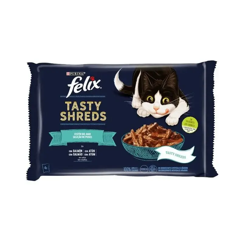 Felix Tasty Shreds Pescad Salsa 4X12X80G