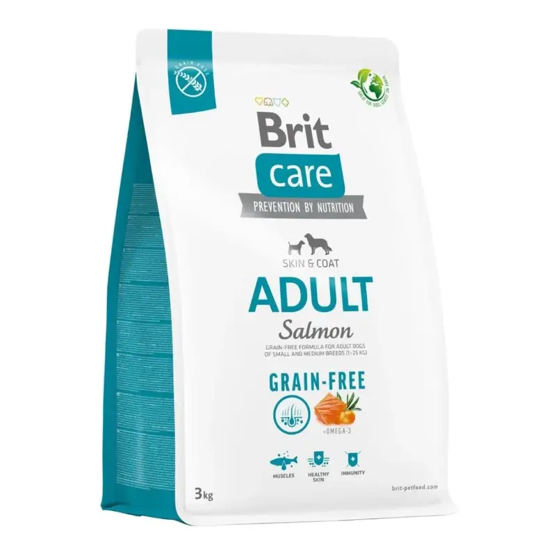 Brit Care Dog Gf Adult R-Gde Salmon 3Kg