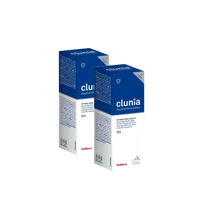 Clunia Easydent Rinse & Water 236 ml, pack 2