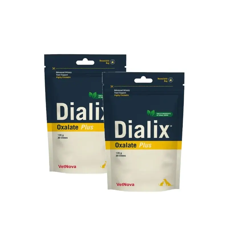 Dialix Oxalate Plus 30 chews 135 g, pack 2
