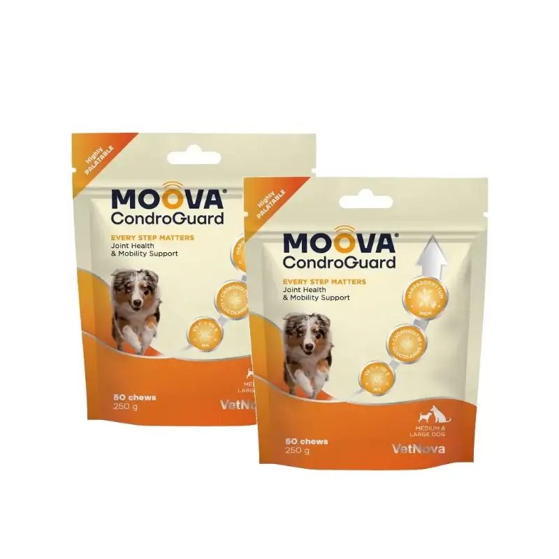 Moova Condroguard perros medianos y grandes 50 chews, pack 2