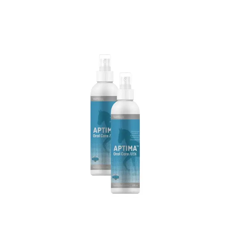 Aptima spray para higiene oral de cavalos 236 ml, embalagem de 2