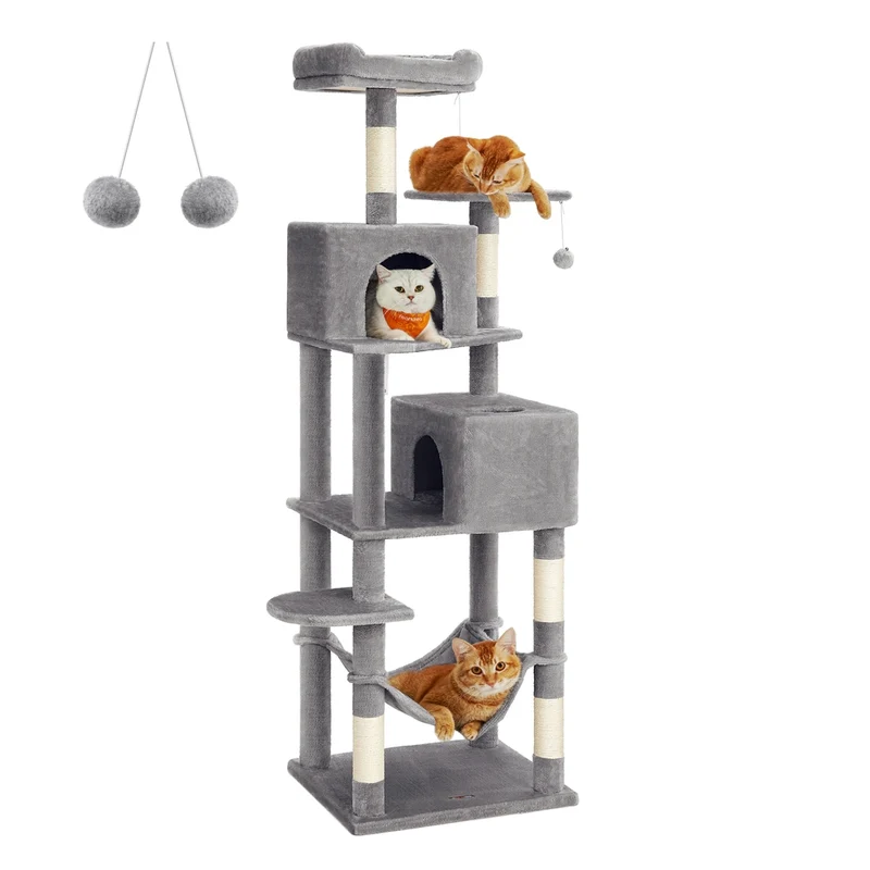 Árbol de Gatos Gris Claro