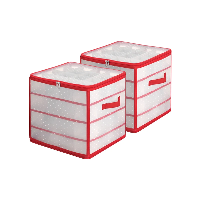 Caja Almacenaje para Bolas de Navidad