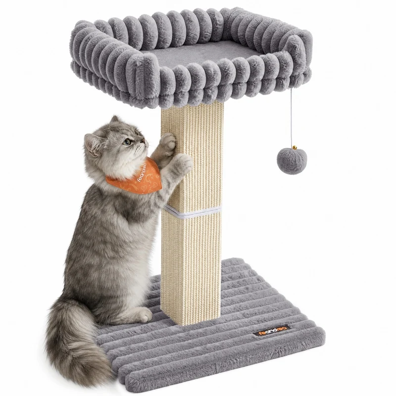 Tiragraffi per gatti adulti con colonna in sisal lavabile