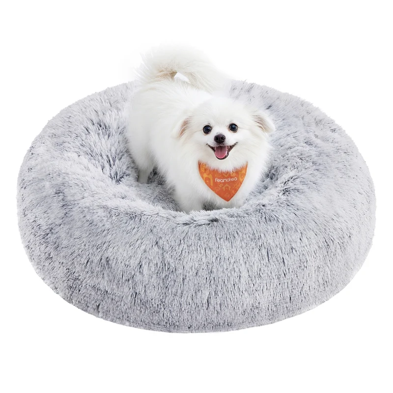 Cuccia Rotondo Piccolo per Cani Grigio