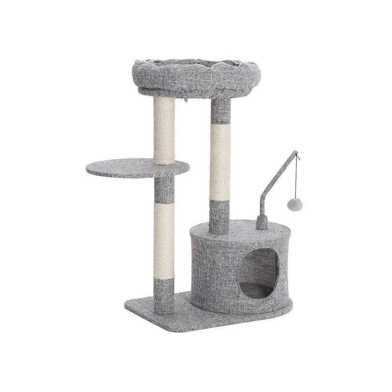 Tiragraffi per Gatti con Pali Rivestiti di Sisal