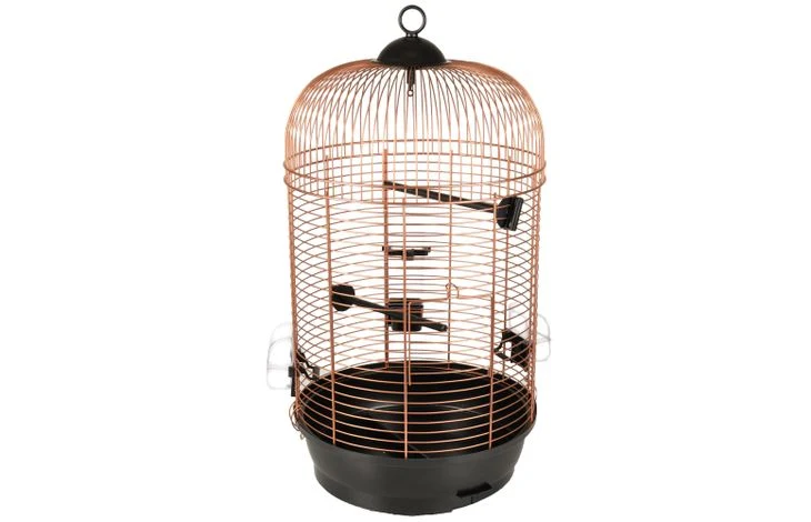 Jaula para periquitos Sanne 2 Cobre - Negro