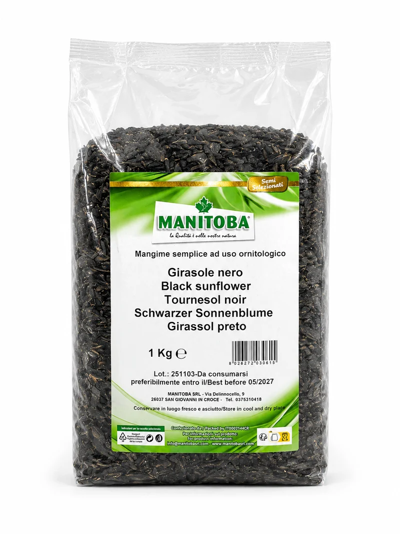 Semillas de girasol pequeñas (picollo) 1 kg - Manitoba