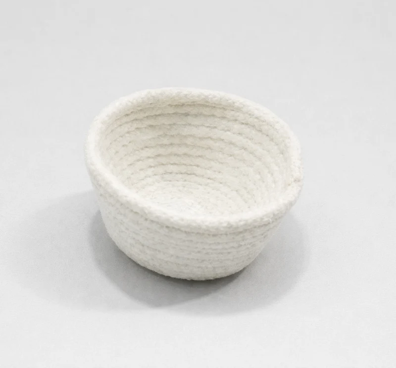 Caja nido de algodón blanco 5 x 9 cm