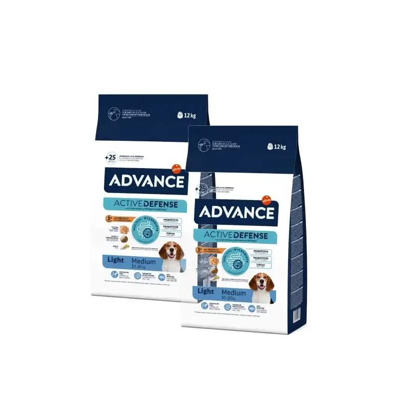 Advance Adult Medium Light Chicken and Rice, 12 kg