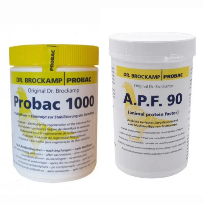 Probac 1000 (500 gramos) + APF 90-500 Gramos (proteína animal)