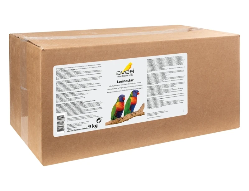 Aves Lorinectar 9 kg - alimento completamente soluble en agua para loris