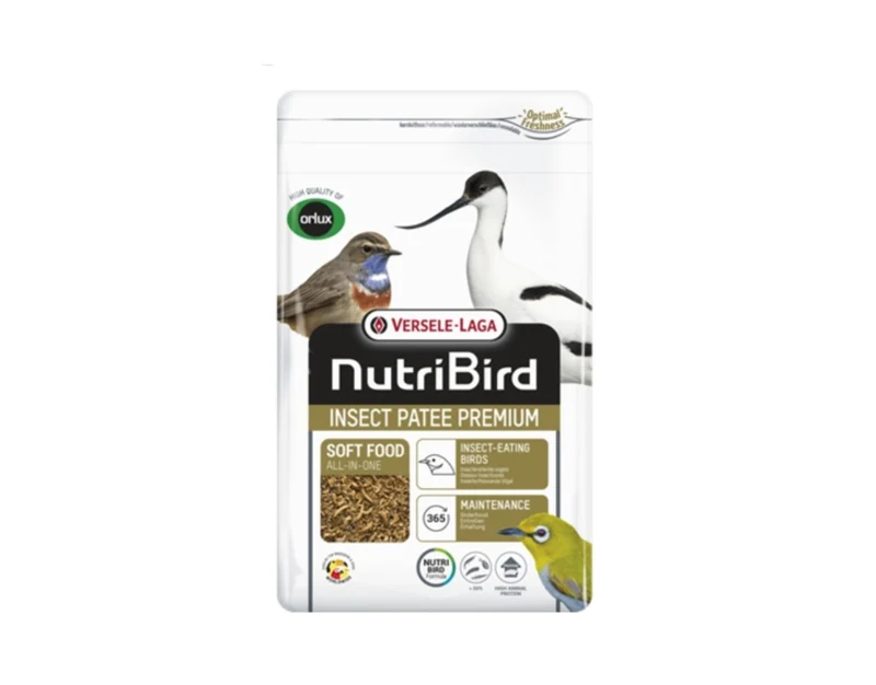 Nutribird Insect Patee Premium 500 gramos Mínimo. 50% Insectos. Alimento completo para todos los insectívoros
