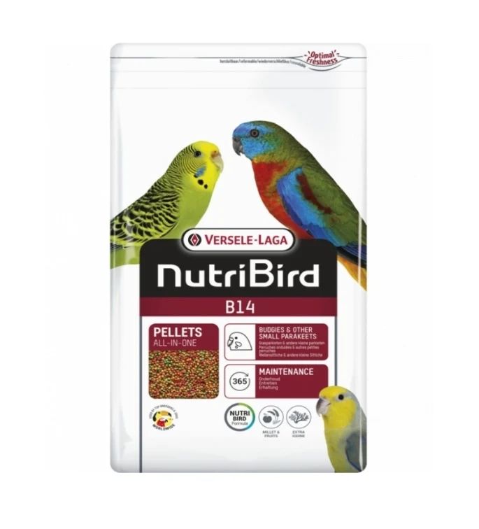 Nutribird B14 Pellets extruidos 3 kg para periquitos pequeños