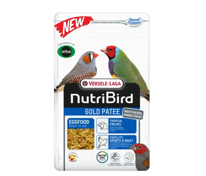 NUEVO Nutribird Gold Patee Tropical Birds 1 kg (con cierre)