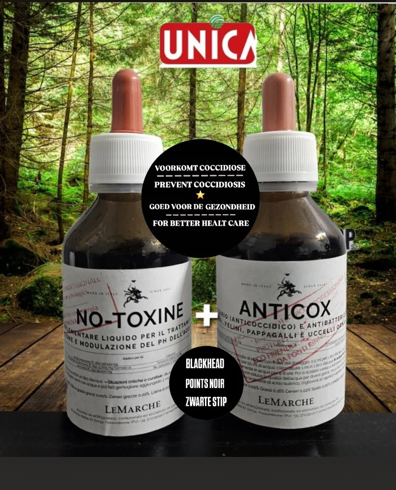 Pack Dúo - Anticox 100ml + No Toxine 100ml (uso conjunto) Puntos Negros