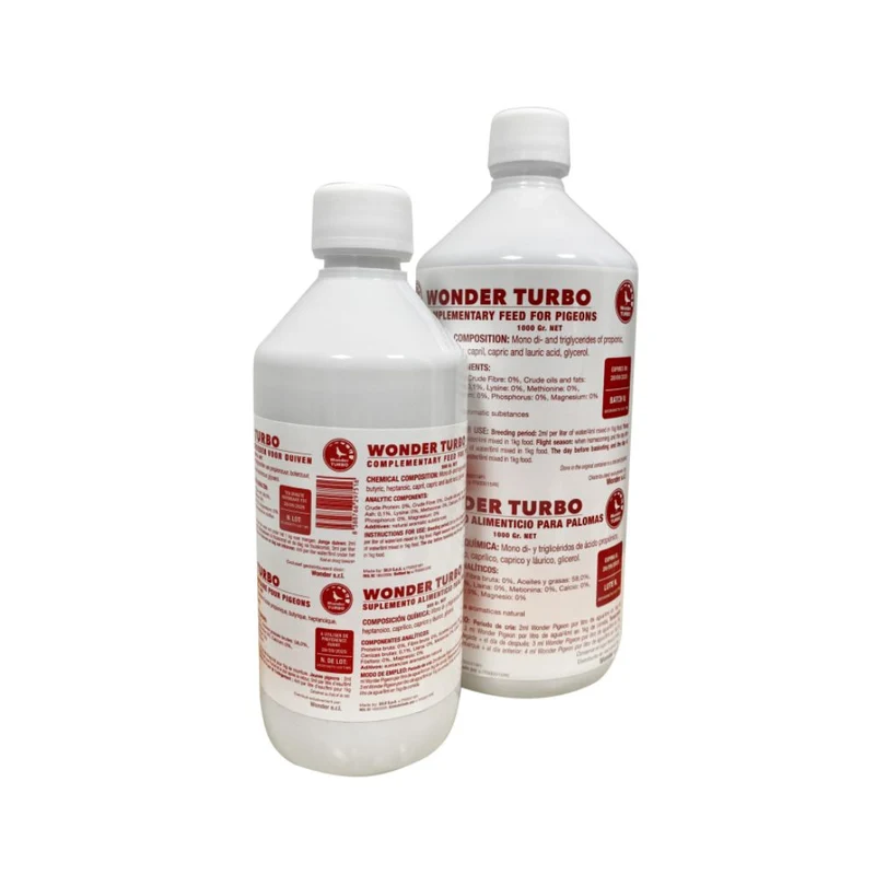 Wonder Turbo 500ml (Mejora la digestión, la salud intestinal y...) - Wonder Pigeon