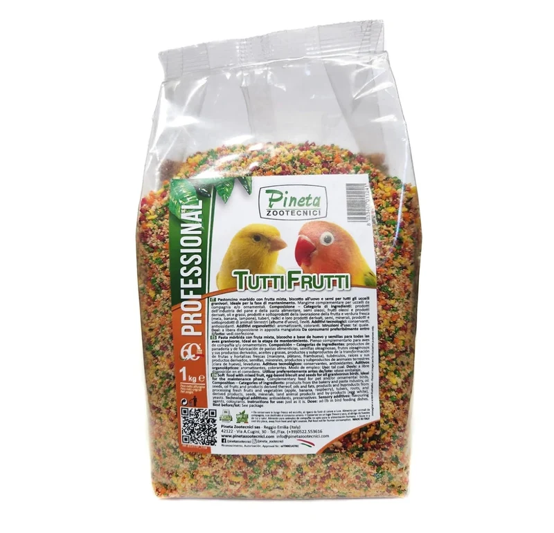 Paté de Frutas Tropicales Tutti Frutti 1kg - Pineta Zootecnisi