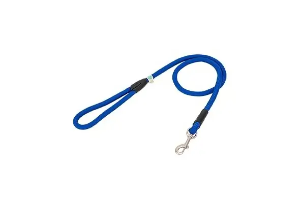 Freedog Blue Round Nylon Lead, 13 mm, 120 cm