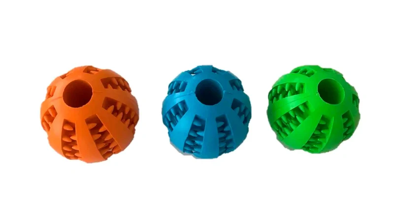 Freedog Green Teething Ball, 7 cm