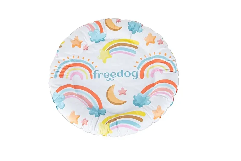 Freedog Rainbow Recycled Cooling Donut, 71 cm