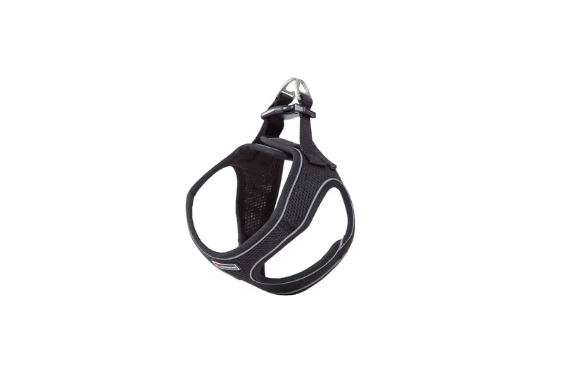 Freedog Soft Black Harness, Size S, 35–40 cm